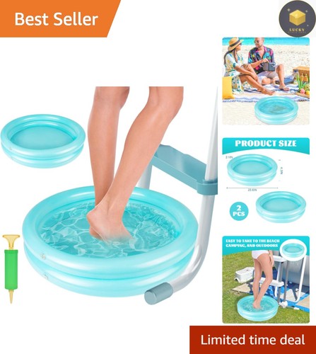 Portable inflatable pool - inflatable, foot