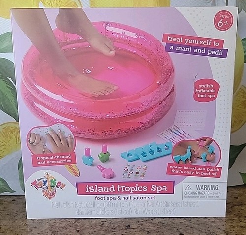 Kids island tropics spa foot - island,